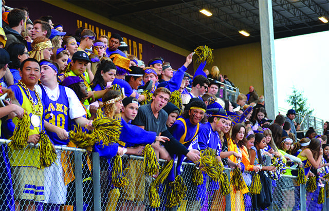  One topic of controversy amongst students is whether or not students should be allowed to sit in the superfan section even if they’re not wearing purple and gold.“The superfan section is dedicated to people who go all out, who dress up and represent the school,” senior Mikenzie Cissell said.