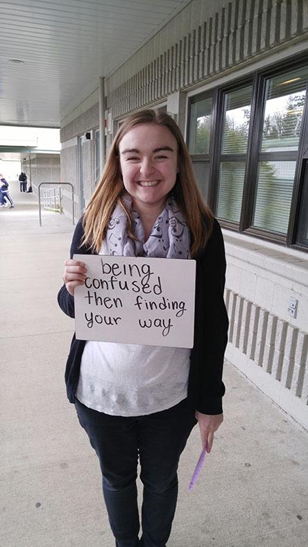 “As a teenager, life seems very stressful all the time but at the end, everything will end up alright and the way it’s supposed to, even if at the beginning you didn’t think the stress would ever go away,” said senior Lexie Olson.