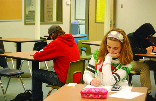 New student center where kids can focus on school work and get stuff done.
