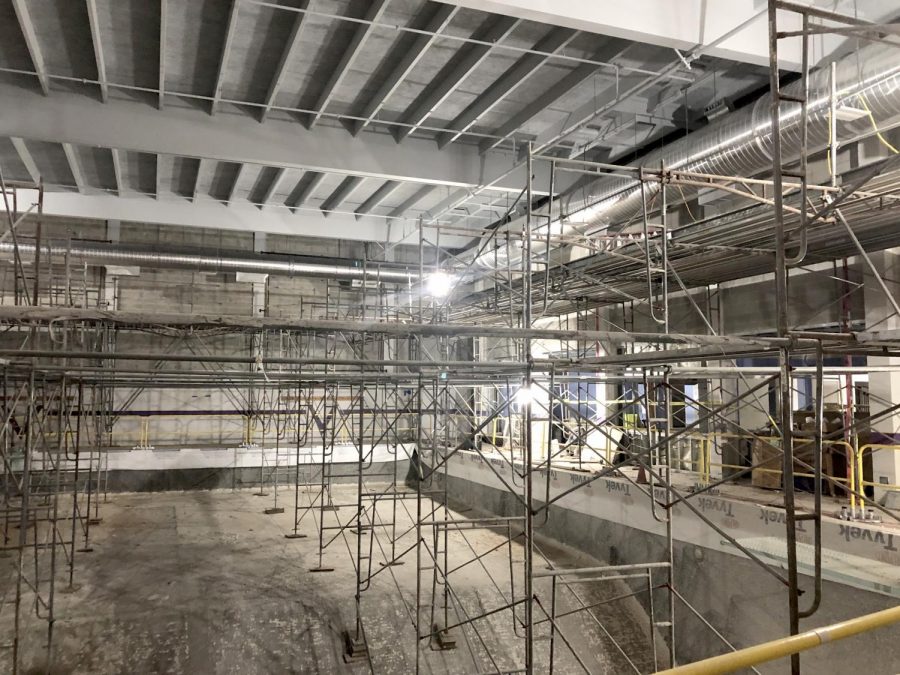 The pool being renovated doesn’t look like a pool but soon will by January 2020