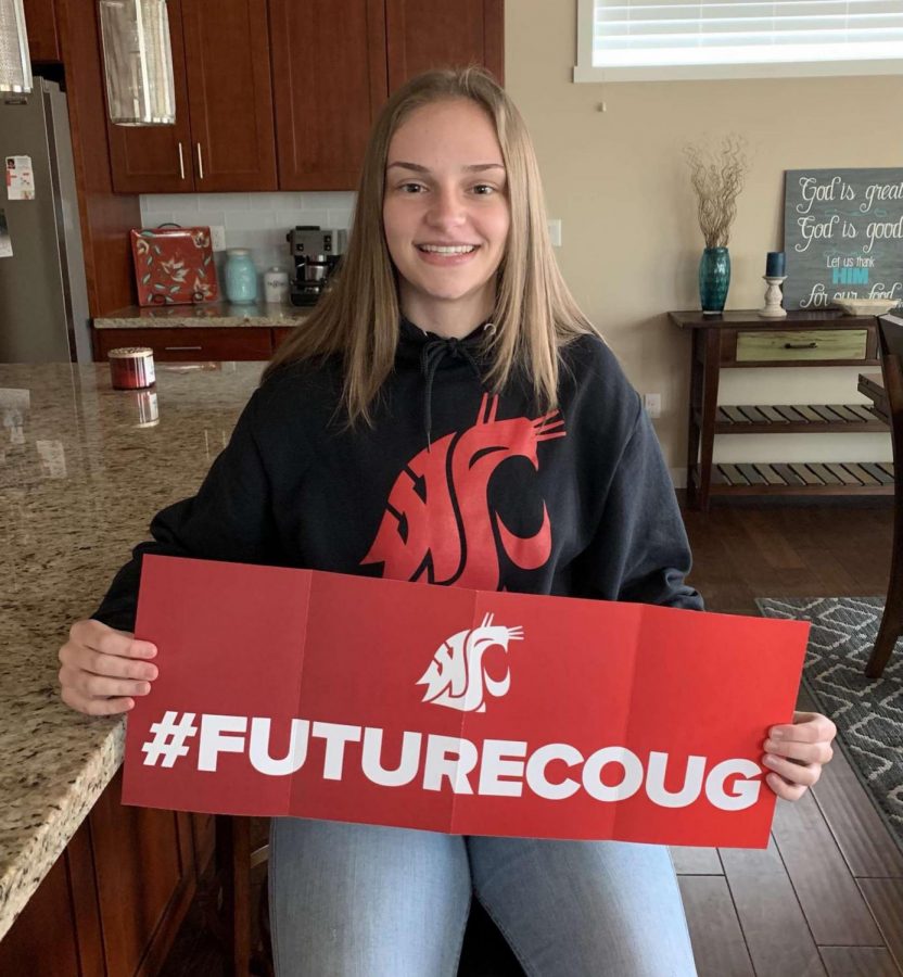 Seniors Plans after Graduation: Senior McKenna Michaelson plans on attending Washington State in the fall to pursue a major in Business Management and Marketing, and a minor in Human Resources. Michaelson has dreamt of going to Washington State since she was two years old. ¨I have always wanted to be a Coug, When I found out that I had gotten accepted I was so happy and excited for the future,¨ Michealson stated.