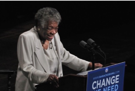 Maya Angelou gives a riveting speech for Barack Obama’s Campaign at The Carolina Theater, Greensboro, North Carolina, September of 2008.