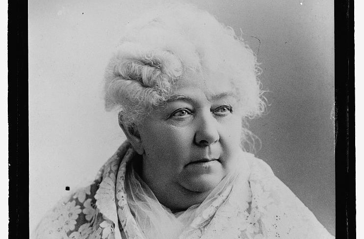 Picture of Elizabeth Cady Stanton, who was a prominent leader in the movement for equal rights for women. 