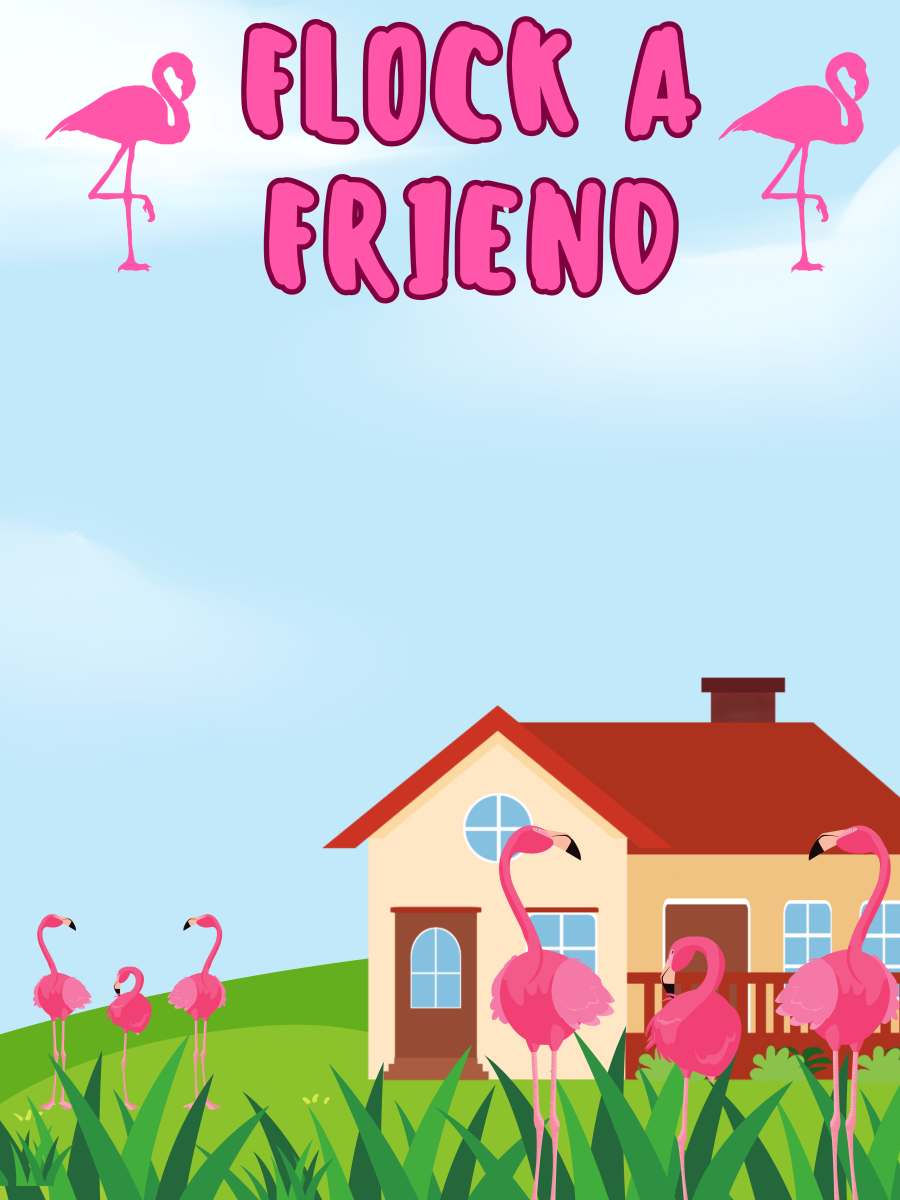 Flock a Friend a fun way to pull a joke on your friends and raise money!