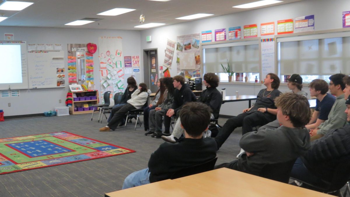 Engaged and enthusiastic students participate in a dynamic Spanish class at Lake Stevens High School.