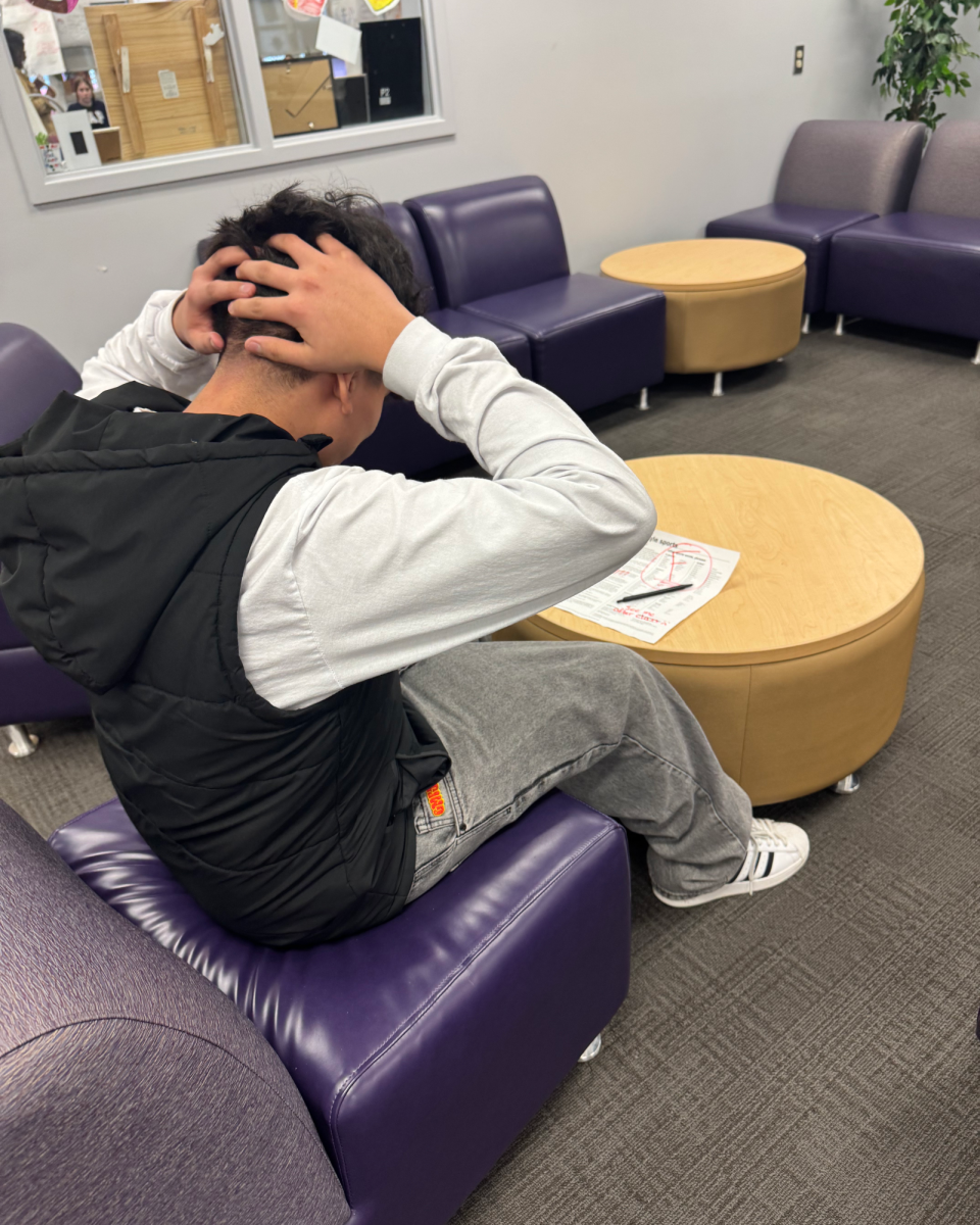 Junior Daniel Flores stresses over his unfair English test results.