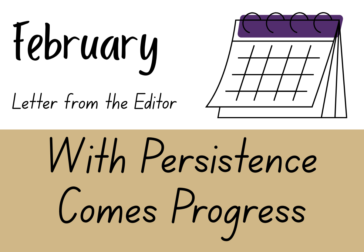Letter from the Editor: February